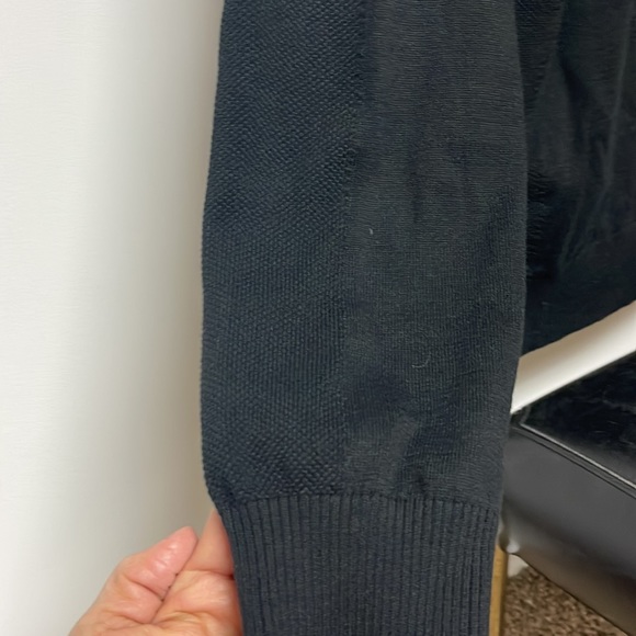 SAMPLE Express half zip high neck collar sweater - Picture 7 of 8